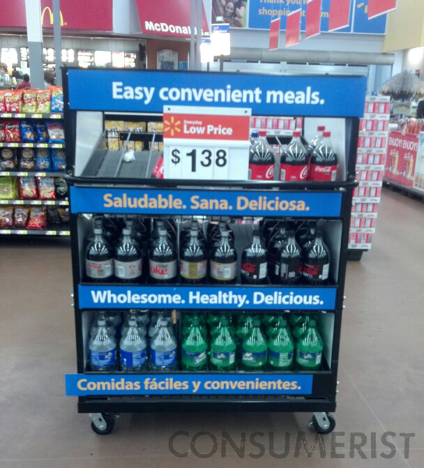 Soda At Walmart Is Wholesome, Healthy, Delicious, Or One Out Of Three