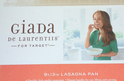 Target Recalls 150,000 Giada De Laurentiis Lasagna Pans Because Lasagna Should Not Result In Lacerations