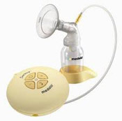 The mother said she'd had no trouble using a Medela breast pump on previous flights.