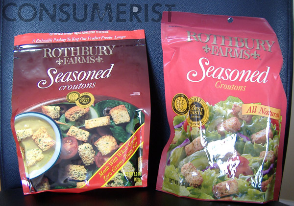 Rothbury Farms Crunches One Ounce Off Bags Of Croutons