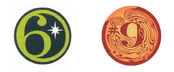 The West Sixth Logo (minus the company name) is on the left; Magic Hat #9 on the right.
