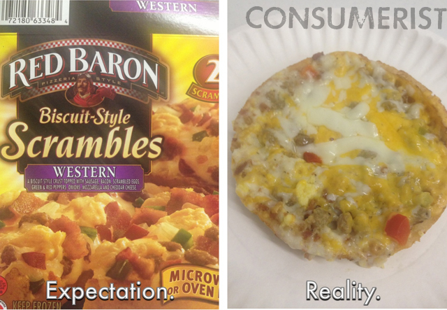 The Reality Of This Red Baron Scramble Is That It Needs A Gallon Of Gravy To Be Edible
