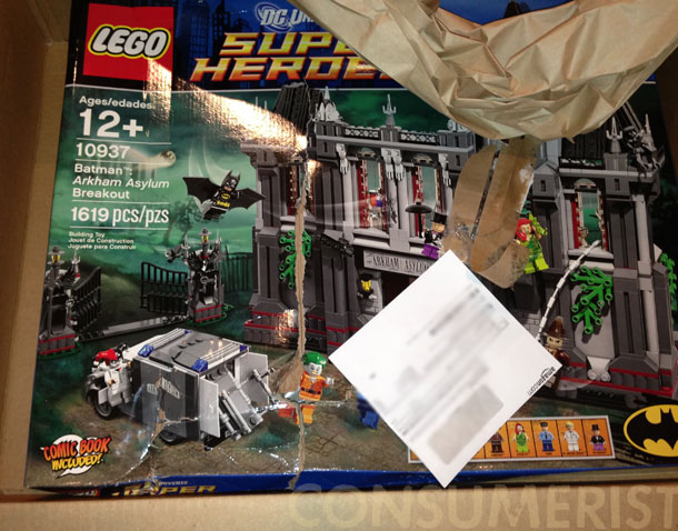 Amazon Sends Pre-Smushed LEGO Set In Intact Box