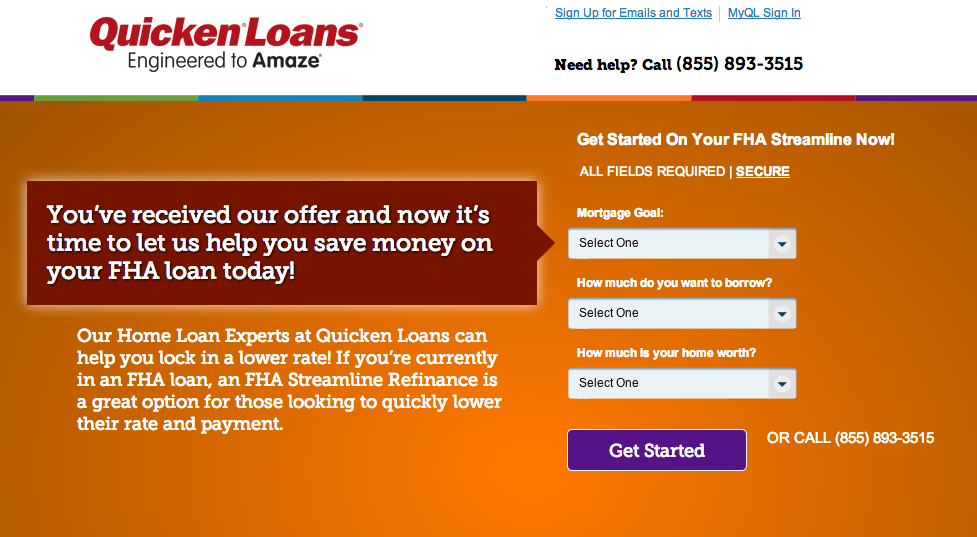 Apply For A Quicken Loans FHA Mortgage: No FHA Products Allowed