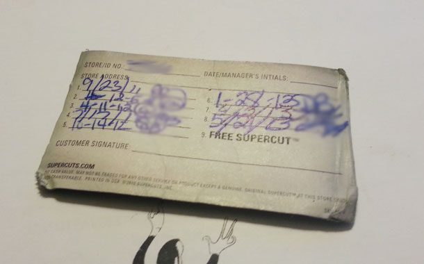 When I Finally Earned A Free Haircut, Supercuts Pulled Their Loyalty Card