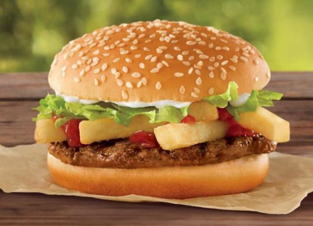 Burger King, saving you the few seconds of just putting fries on your burger anyway.