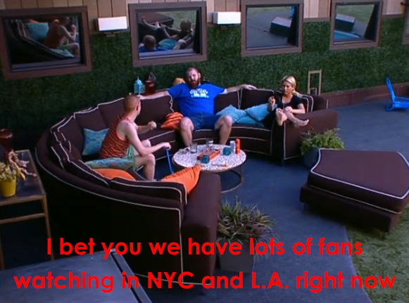 Millions of people in L.A., Dallas, and NYC were not able to watch the residents of the Big Brother house sit around and do absolutely nothing.