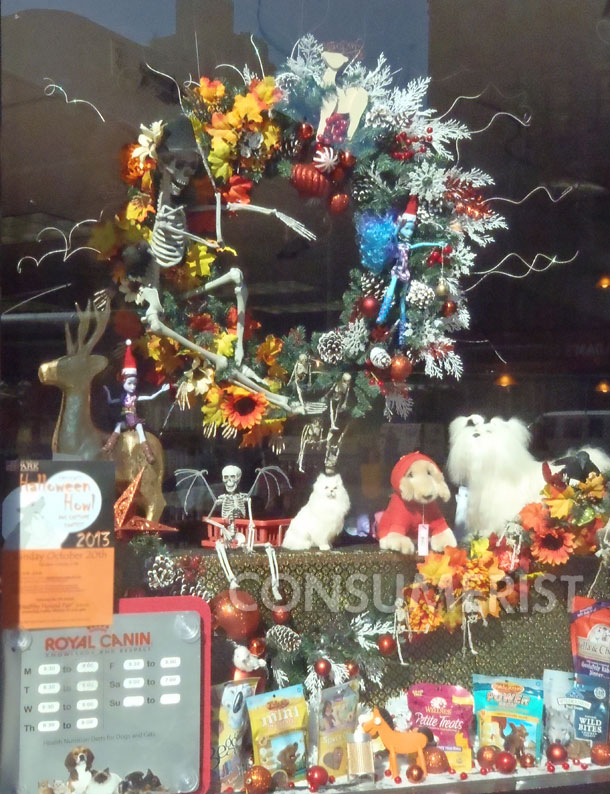 Even We Grudgingly Admire This Christmas/Halloween Mashup Wreath