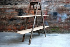 You Could Pay $395 For An “Upcycled Shelving Unit” Or Just Find A Ladder & Stick Boards On It