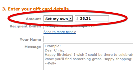 Split Your Amazon Transaction And Use Up That Old Visa Gift Card