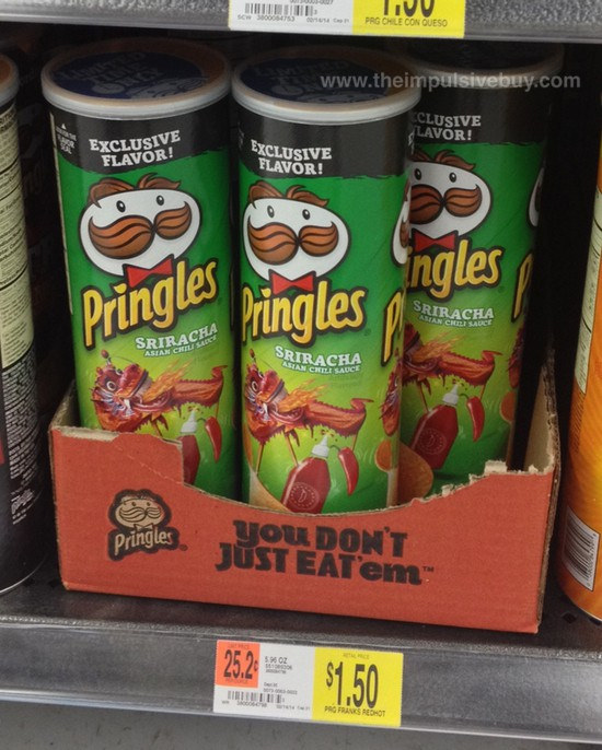 Sriracha-Flavored Pringles Now Available, Only At Walmart
