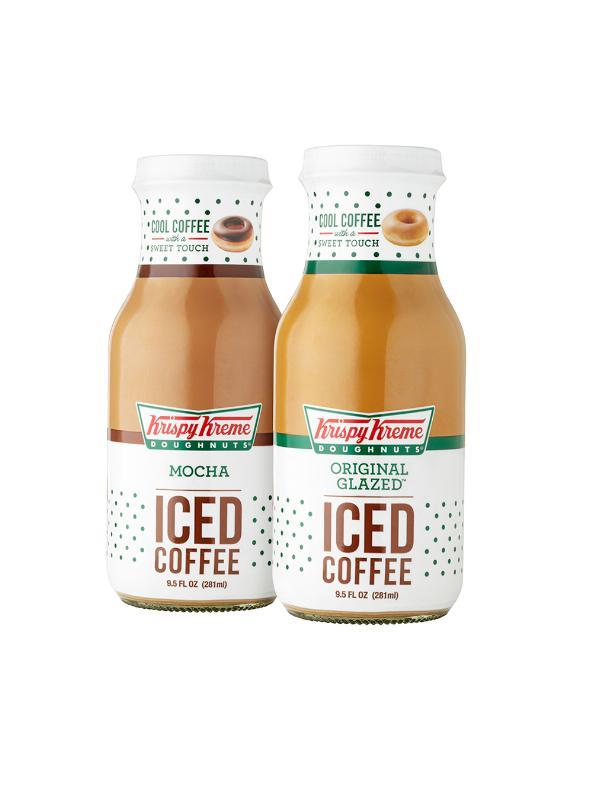 Krispy Kreme Puts Coffee Inside Donuts, Glass Bottles
