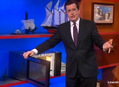 Bidding Is Open For The Microwave Stephen Colbert Stole From Bill O’Reilly