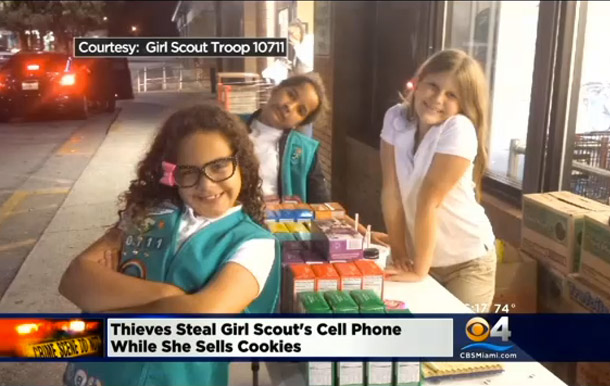 Police Catch Phone Thieves Who Robbed Girl Scouts Selling Cookies