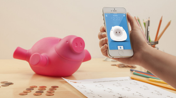 Quirky's own wifi-enabled piggy bank is empty.