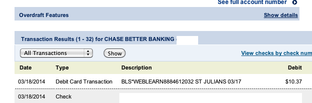 Check Your Debit, Credit Card Statements For “BLS WebLearn” Scam Transactions