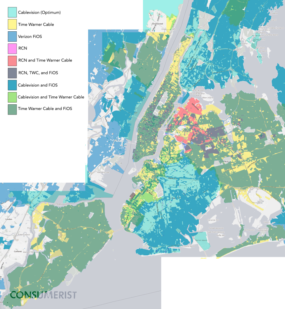 Competition in New York City through June, 2013. Click to enlarge and get a better view.