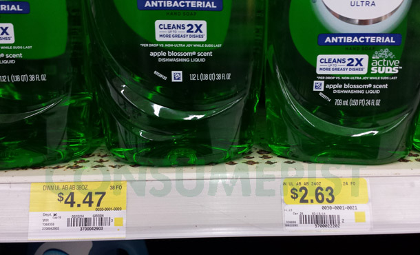 More Dish Soap Is A Worse Deal At Walmart