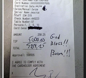 If Someone Left You A $5,000 Tip, Would You Share The Wealth With Co-Workers?