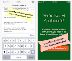 WhatsApplebee’s Chat App Lets You Talk To Strangers — If They’re Also At An Applebee’s