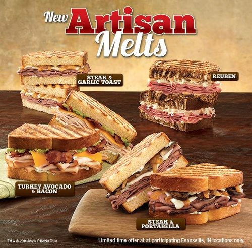 Arby’s Tries To Class Itself Up With Test Of Grilled “Artisan Melts”