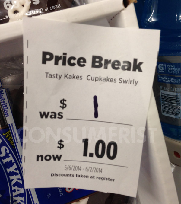 Adding Decimal Places Does Not Mean These Tastykakes Are On Sale