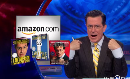 Stephen Colbert Upset That Stephen Colbert Books Are Hard To Buy On Amazon