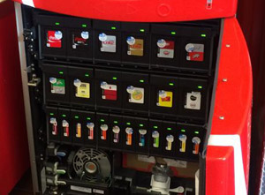 The Inside Of A Coke Freestyle Machine Looks Like A Complicated Inkjet Printer