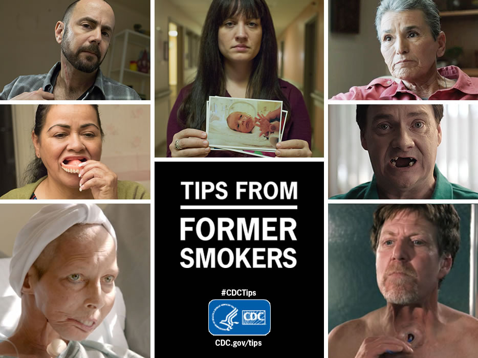 Images from the new CDC ads that will start airing on July 7.