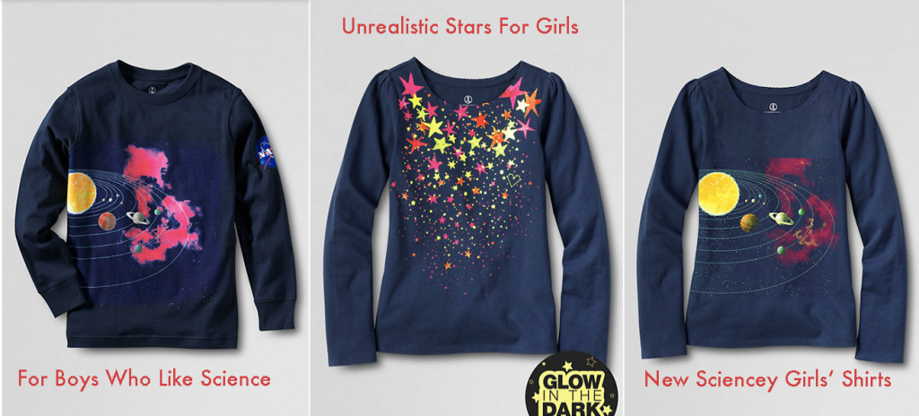 Girls can now choose from decorative stars or a more realistic solar system, just like the boys.
