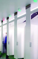 Forget Looking Under The Stall Like A Creeper: New Product Lights Up Restrooms Like A Parking Garage
