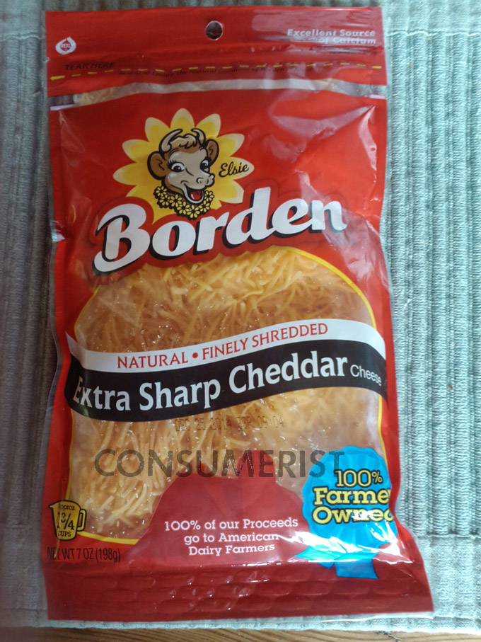 Borden Shrink Rays Cheese Package, Forgets To Destroy The Evidence