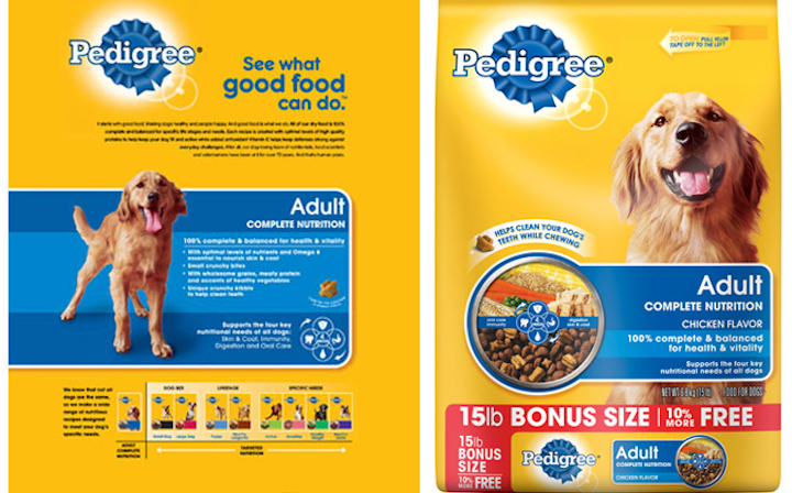 Pedigree recalled a number of bags of its adult dog food because of possible metal fragments.  