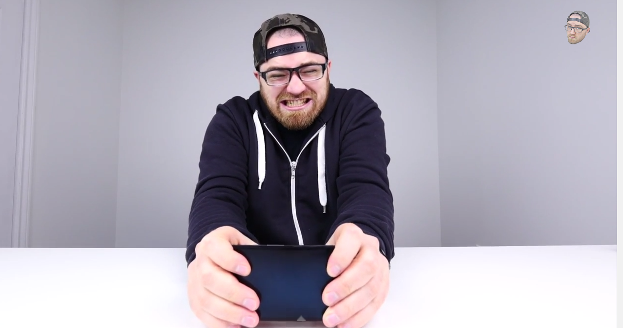 Here Are 9 Minutes Of The iPhone-Bending Guy Trying To Bend Other Phones