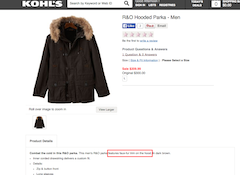 Humane Society Accuses Kohl’s Of Passing Off Raccoon Dog Fur In Parka As “Faux” Online