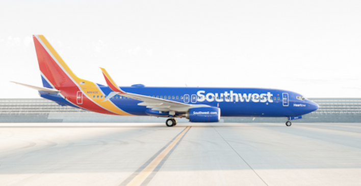 Southwest unveiled a new logo and aircraft livery on Monday. 