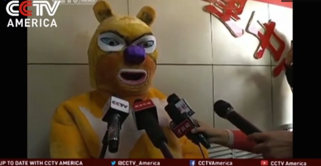 Lottery Winner Wears A Bright Yellow Bear Costume To Collect $85M Reward, As One Does