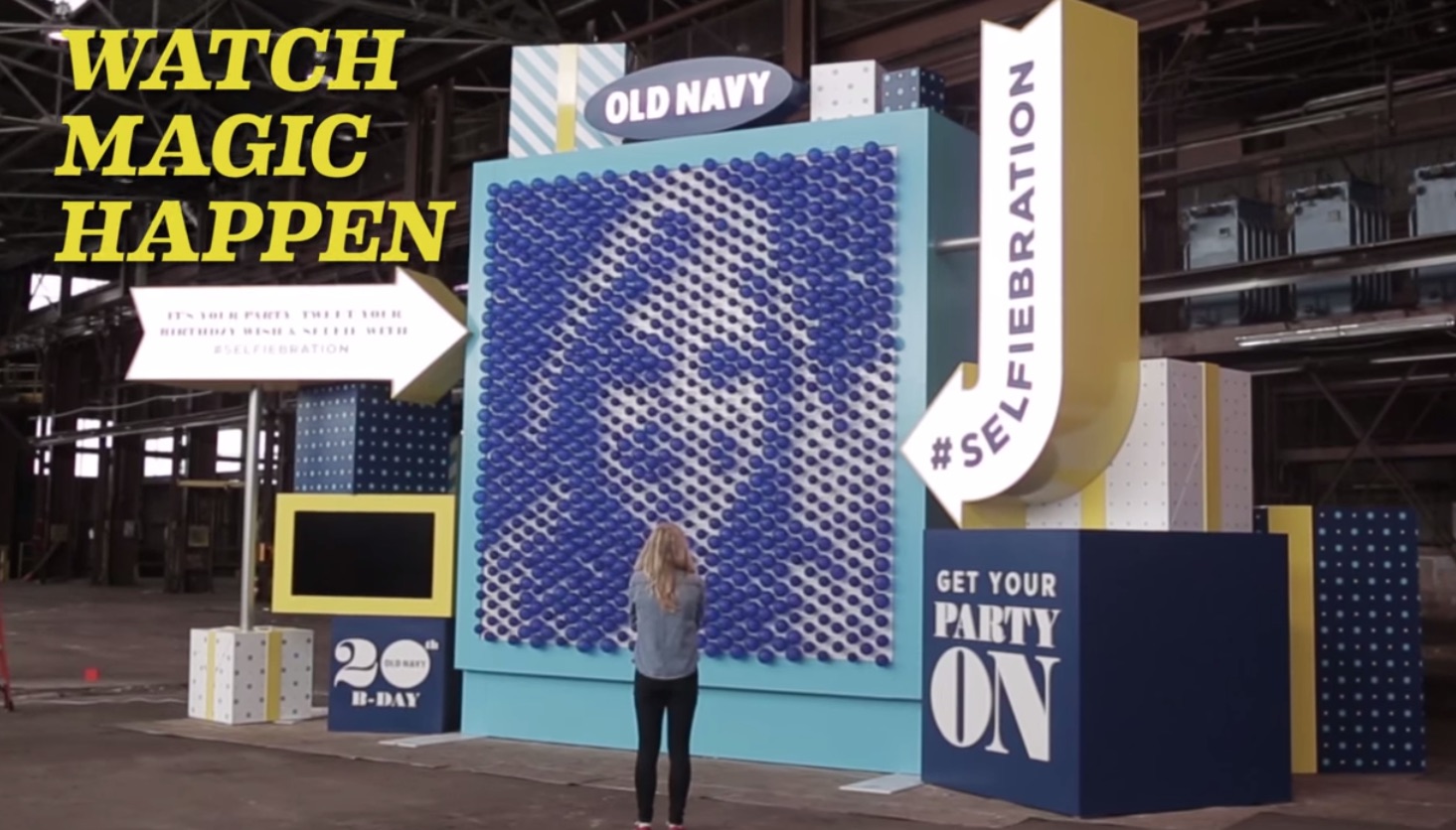 Old Navy Celebrating Birthday By Rendering Selfies In Balloons For Some Reason