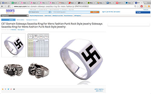 Sears Apologizes For Selling Swastika Rings In Online Marketplace