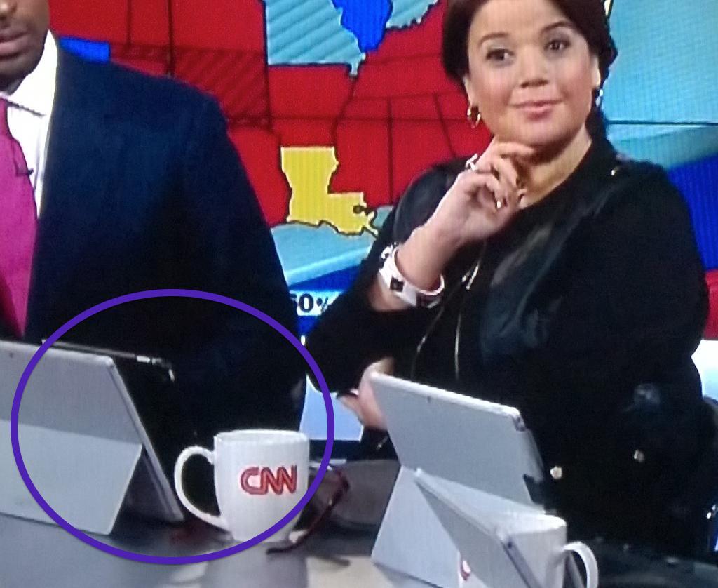 CNN Shows That Microsoft Surface Makes Great $799 iPad Stand