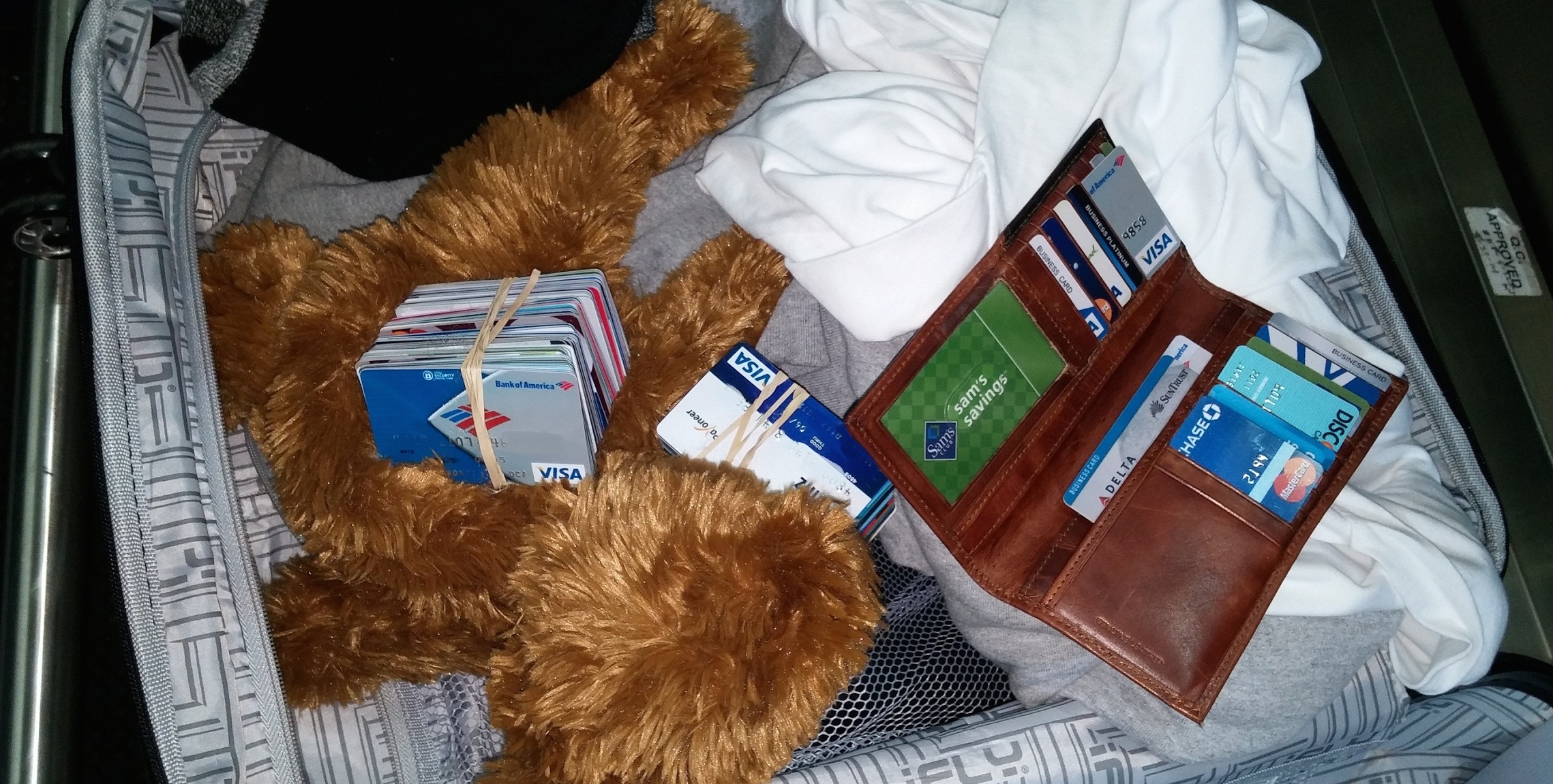 Boston TSA Agents Find Dozens Of Credit Cards Under Different Names Stuffed Inside Teddy Bear