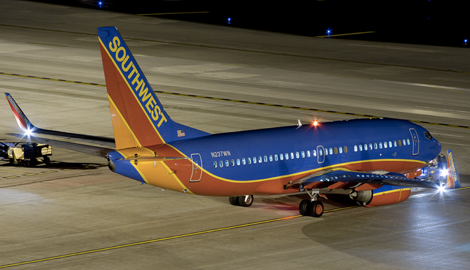Southwest Passengers Removed From Plane After Engine Catches Fire