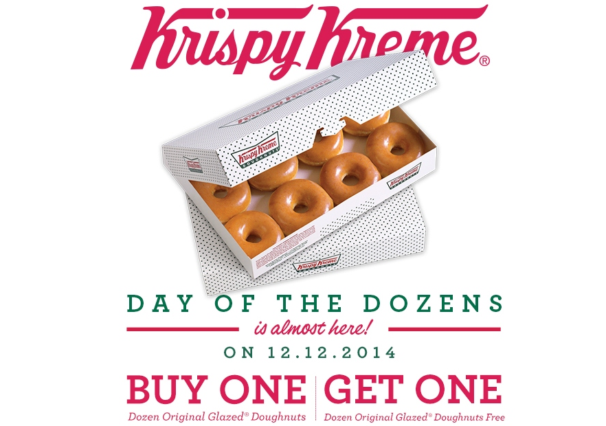 Krispy Kreme Celebrates “Day Of The Dozens” With Glazed Doughnut BOGO Deal