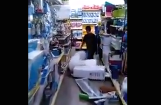 Watch Young Kid Go On 3-Minute Dollar Store-Destroying Rampage