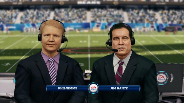 If the blackout occurs on Thursday, the only way NFL fans in 14 markets will get to see Phil Simms and Jim Nantz call a game is on Madden NFL.