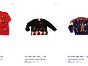 Don’t Want To Buy An Ugly Holiday Sweater You’ll Only Wear Once? Now You Can Rent It