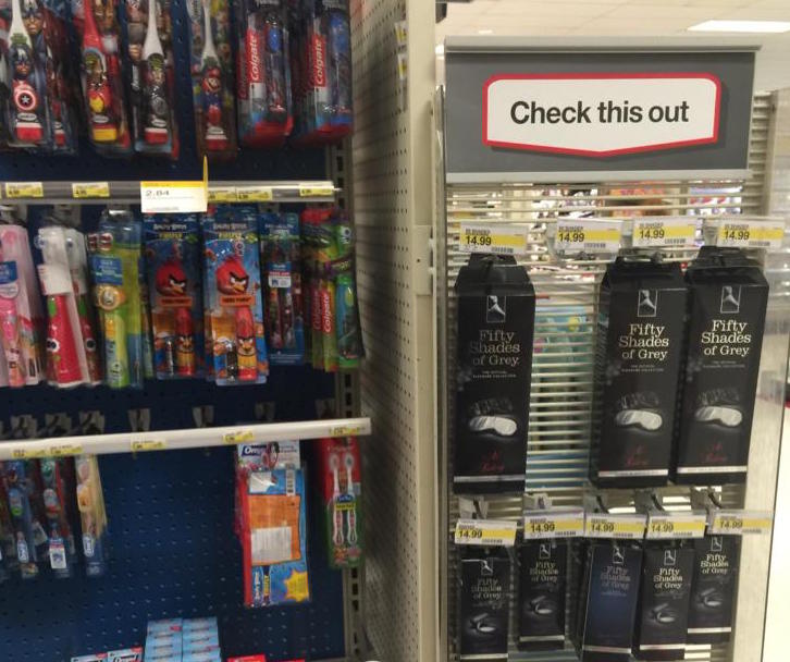 At Target, Fifty Shades Of Grey Brand Sex Toys Belong Next To Kids’ Toothbrushes