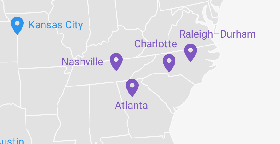 Confirmed: Google Fiber Coming To Atlanta, Nashville, Charlotte, Raleigh-Durham