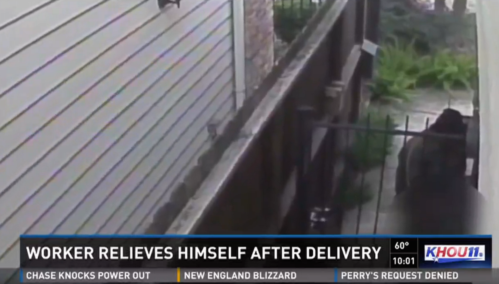 UPS Sorry About That Driver Who Peed On House After Throwing Package