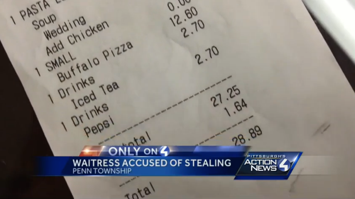 Waitress Caught Editing Customers’ Tips To Add $10 Or $20 For Herself